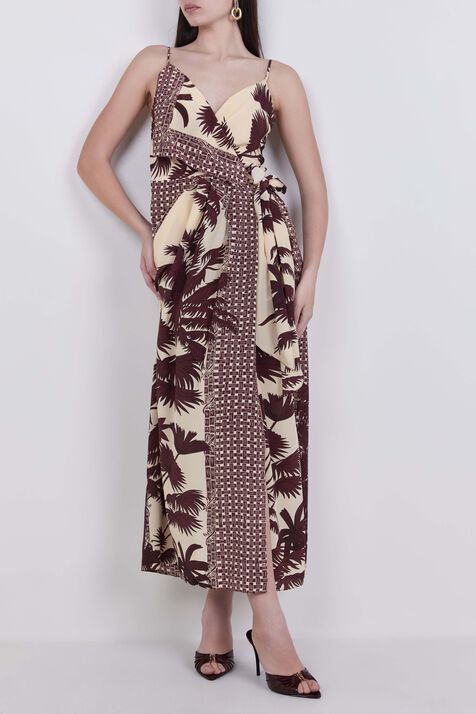 שמלת מעטפת מקסי JOHANNA ORTIZ